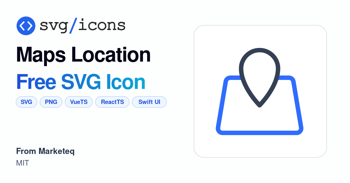 Maps-location SVG Icon — Free Maps-location PNG & SVG Download