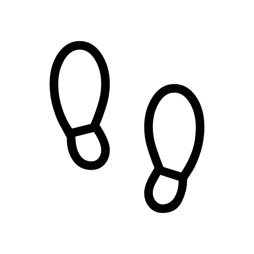 Footprint-outline SVG Icon - Free Footprint-outline PNG & SVG Download