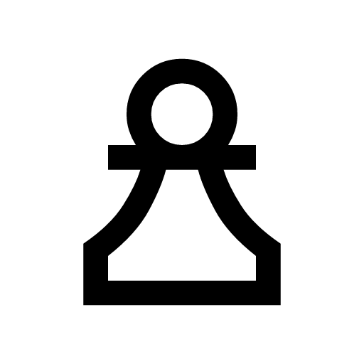 Chess-pawn-outline SVG Icon - Free Chess-pawn-outline PNG & SVG Download