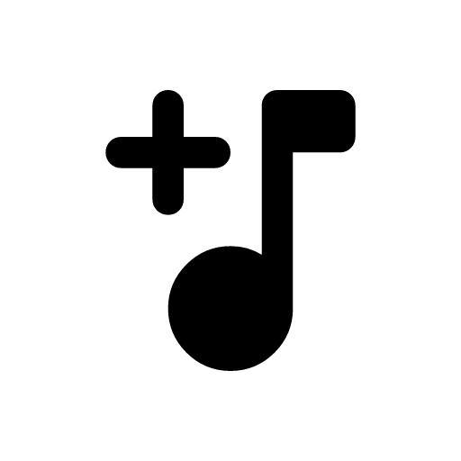 Music-note-add-rounded SVG Icon - Free Music-note-add-rounded PNG & SVG ...