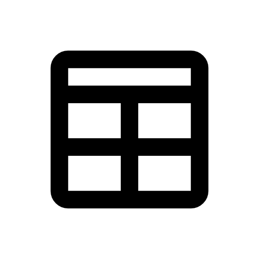 Table-outline SVG Icon - Free Table-outline PNG & SVG Download