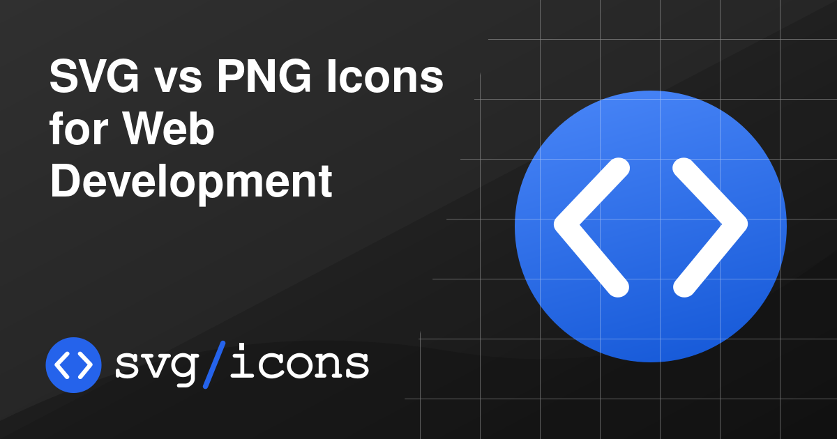 SVG vs PNG Icons for Web Development - Svg/icons