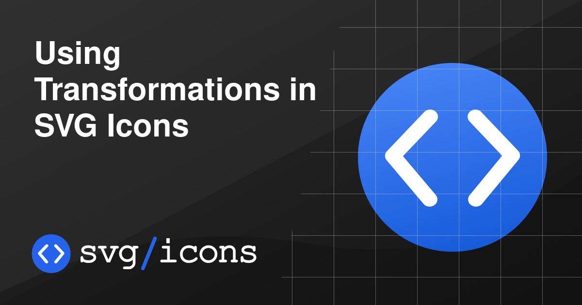 Using Transformations in SVG Icons - Svg/icons
