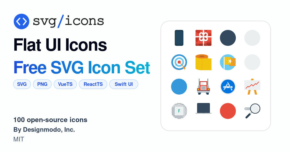 Svg/icons - Flat UI Icons Icon Set, 100 free SVG icons