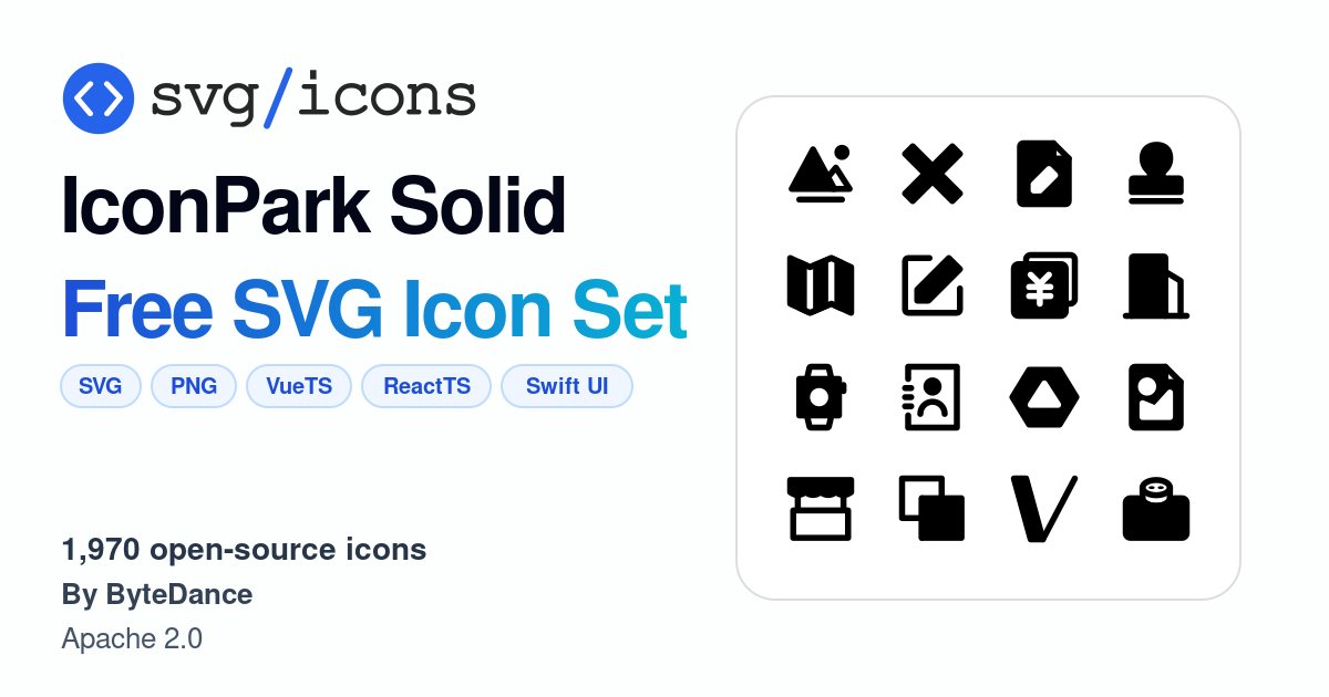 Svg/icons - IconPark Solid Icon Set, 1970 free SVG icons