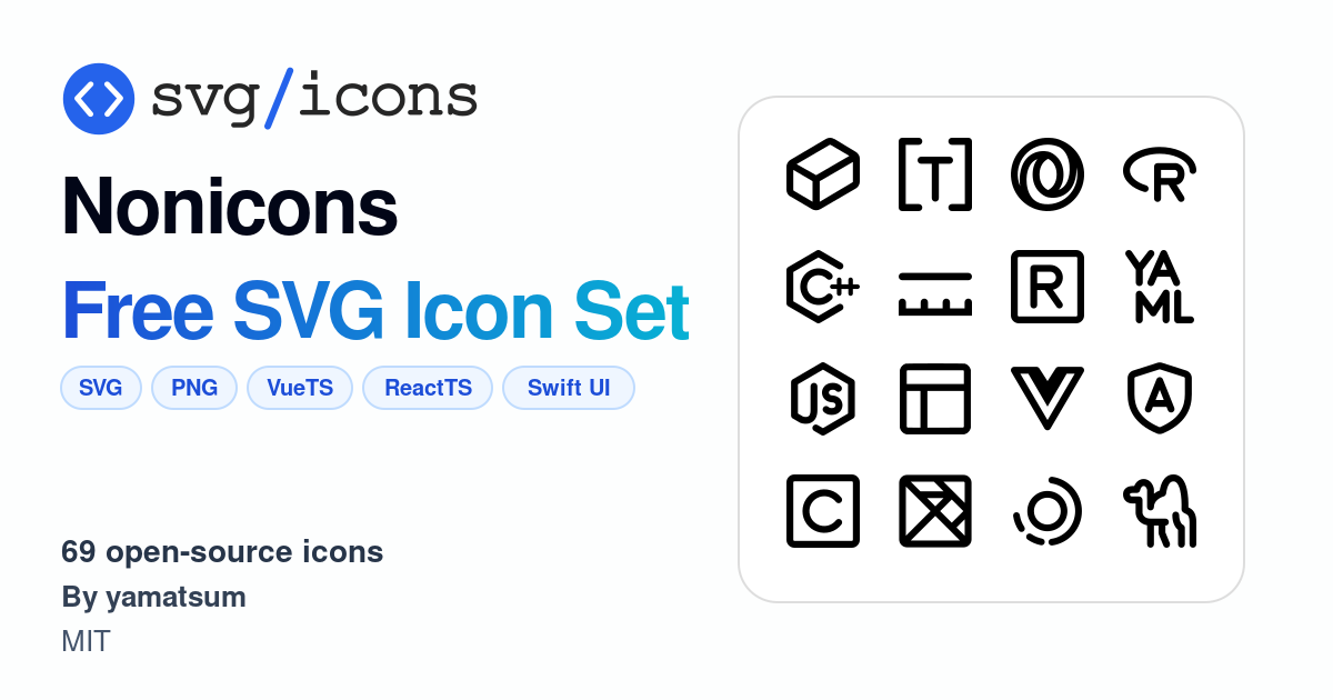 Svg/icons - Nonicons Icon Set, 69 free SVG icons