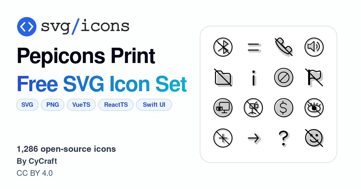 Svg/icons - Pepicons Print Icon Set, 1286 free SVG icons