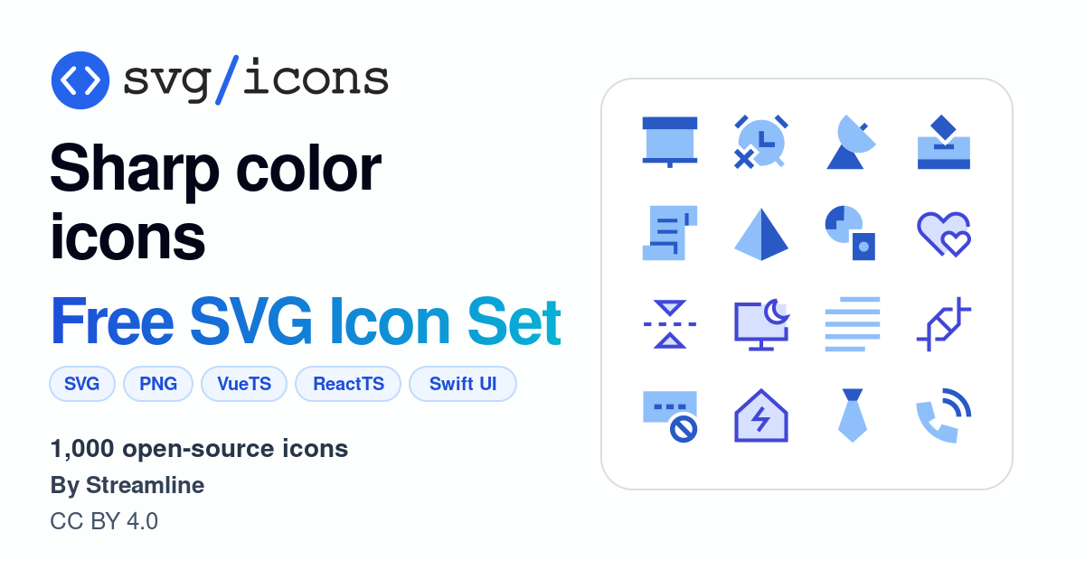 Svg/icons - Sharp color icons Icon Set, 1000 free SVG icons