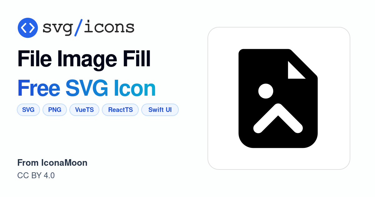 File-image-fill SVG Icon - Free File-image-fill PNG & SVG Download