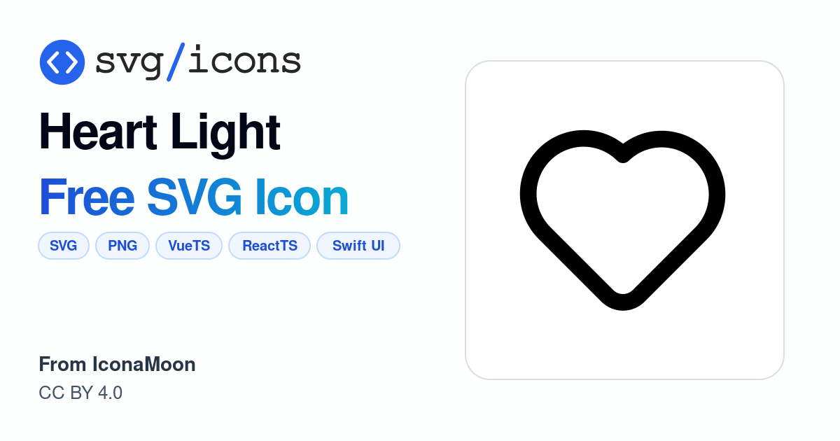 Heart-light SVG Icon - Free Heart-light PNG & SVG Download