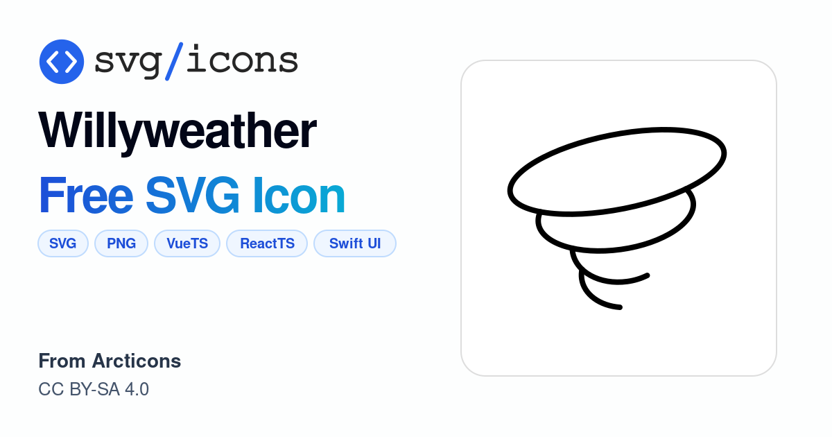 Willyweather SVG Icon - Free Willyweather PNG & SVG Download