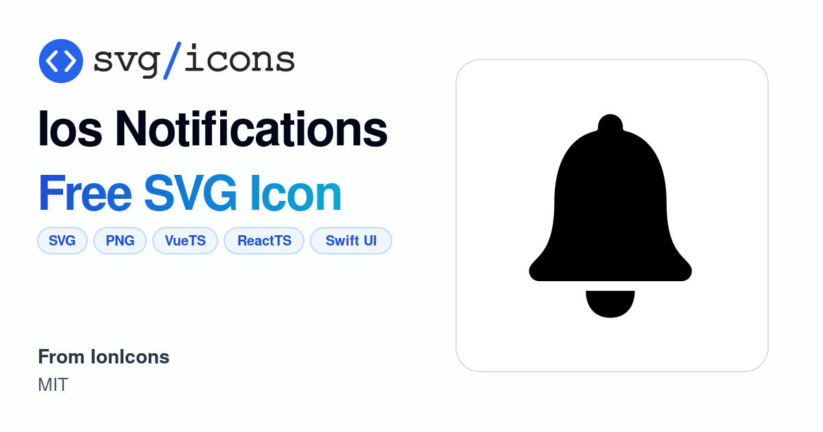 Ios-notifications SVG Icon - Free Ios-notifications PNG & SVG Download