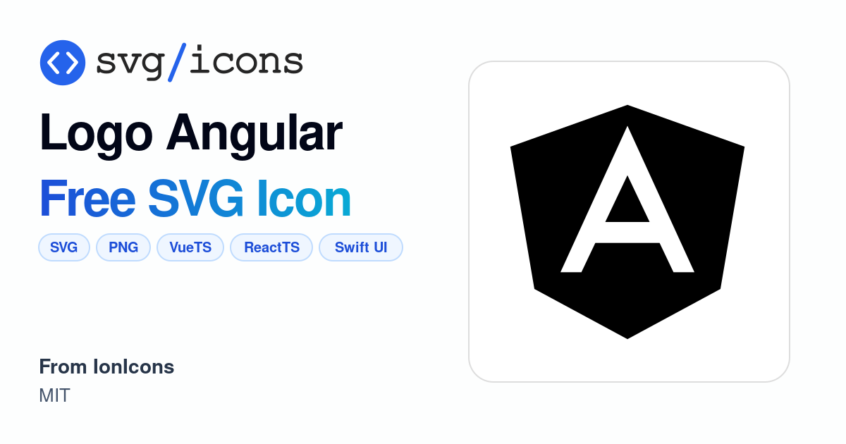 Logo-angular SVG Icon - Free Logo-angular PNG & SVG Download