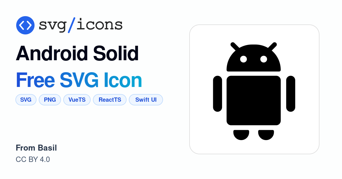 Android-solid SVG Icon - Free Android-solid PNG & SVG Download