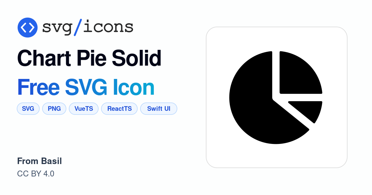 Chart-pie-solid SVG Icon - Free Chart-pie-solid PNG & SVG Download