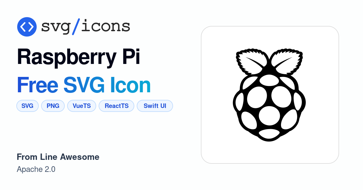 Raspberry-pi SVG Icon - Free Raspberry-pi PNG & SVG Download