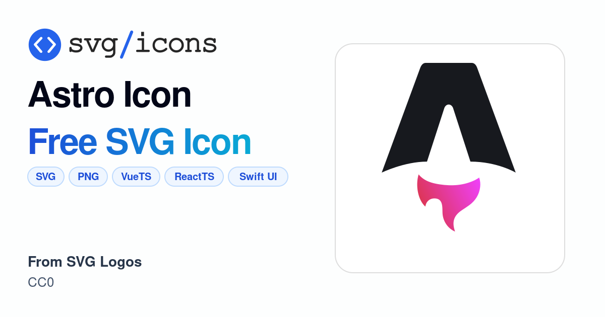 Astro-icon SVG Icon - Free Astro-icon PNG & SVG Download