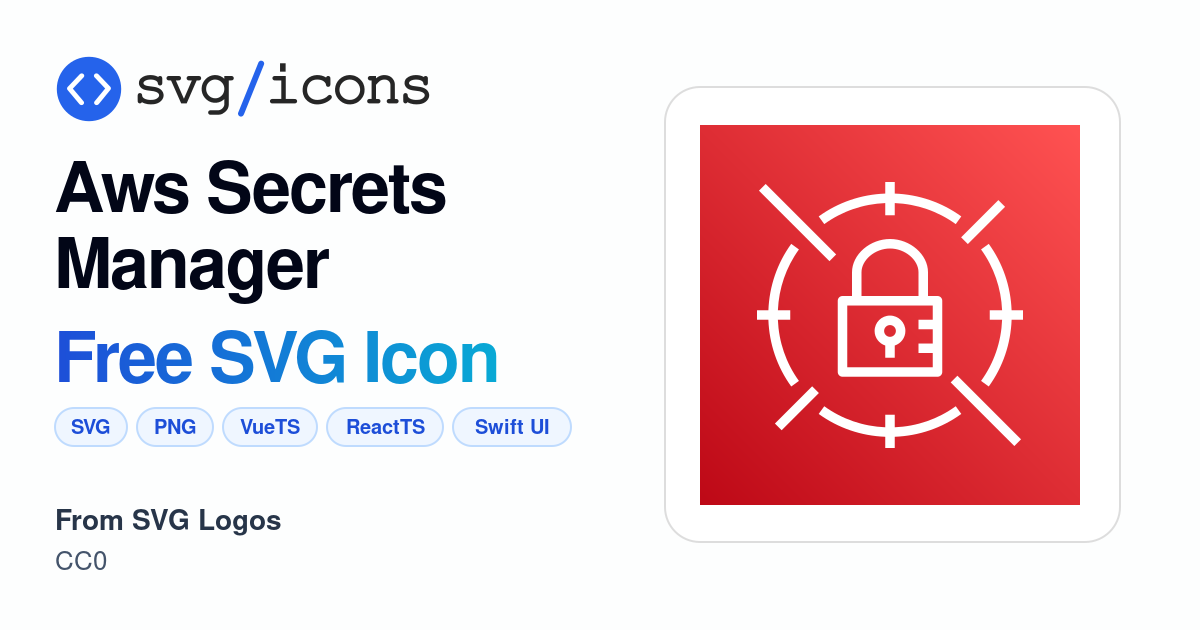 Aws-secrets-manager SVG Icon - Free Aws-secrets-manager PNG & SVG Download