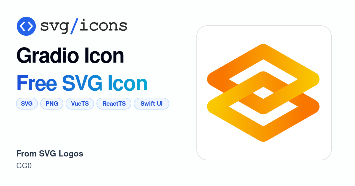 Gradio-icon SVG Icon - Free Gradio-icon PNG & SVG Download