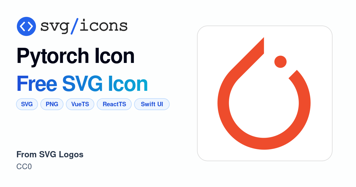 Pytorch-icon SVG Icon - Free Pytorch-icon PNG & SVG Download