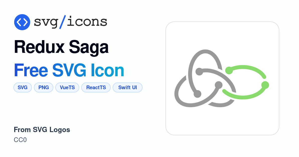 Redux-saga SVG Icon - Free Redux-saga PNG & SVG Download