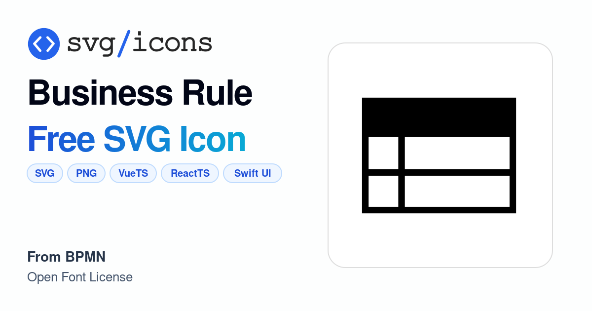 Business-rule SVG Icon - Free Business-rule PNG & SVG Download