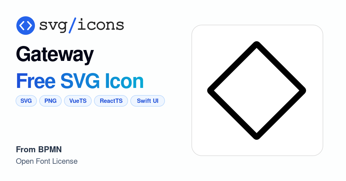Gateway SVG Icon - Free Gateway PNG & SVG Download