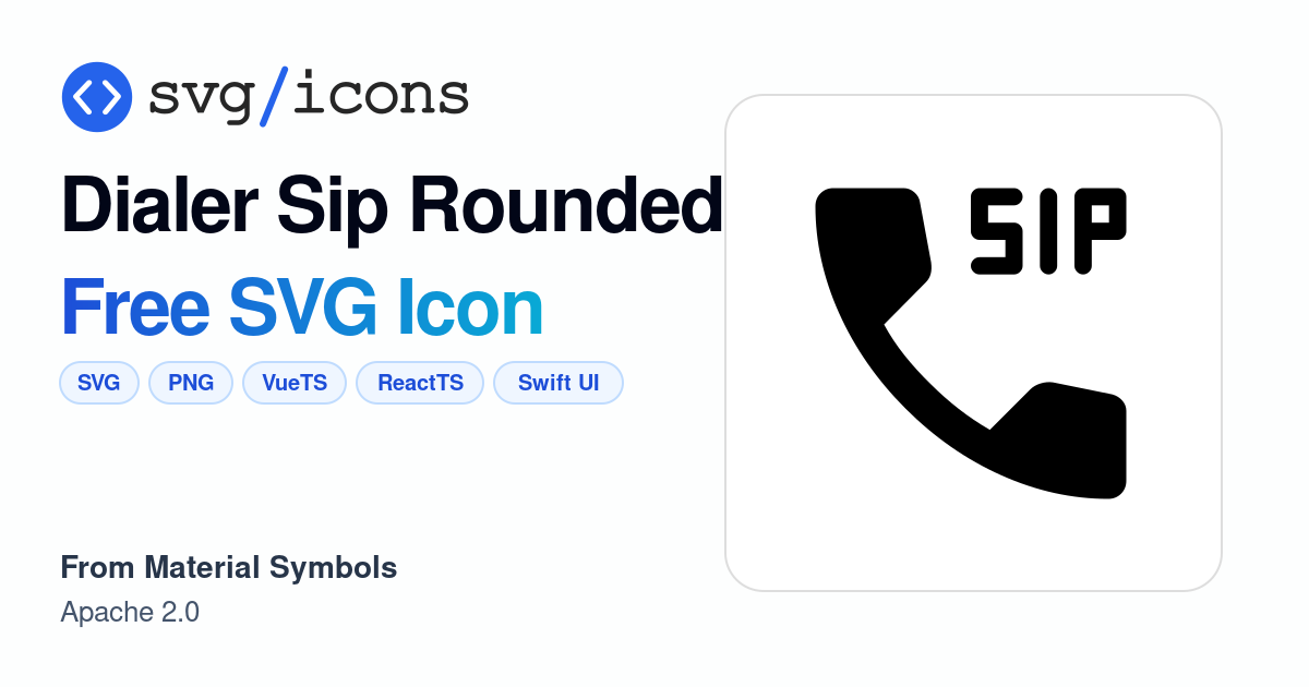 Dialer-sip-rounded SVG Icon - Free Dialer-sip-rounded PNG & SVG Download