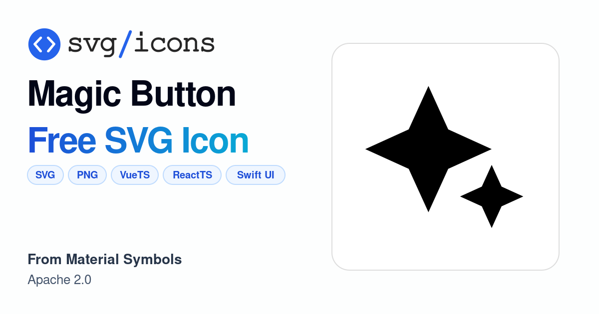 Magic-button SVG Icon - Free Magic-button PNG & SVG Download