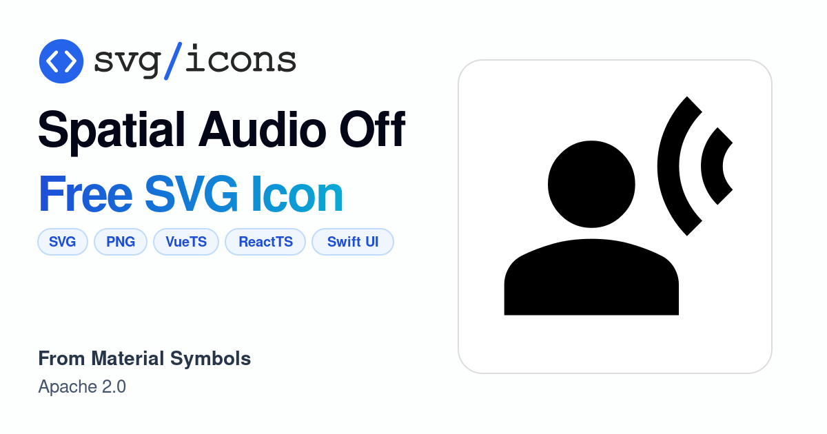 Spatial-audio-off SVG Icon - Free Spatial-audio-off PNG & SVG Download