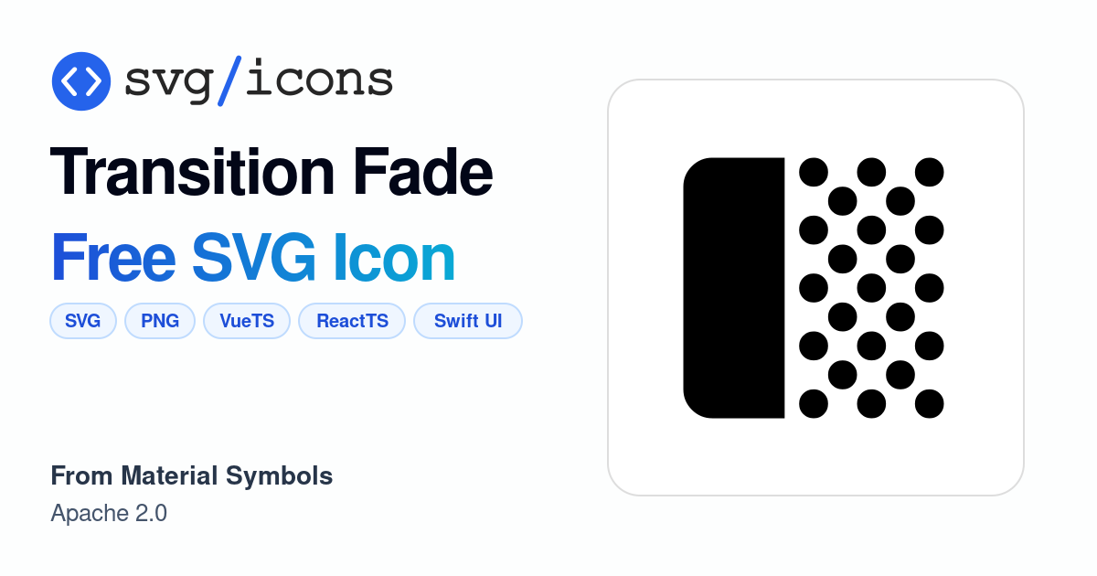 Transition-fade SVG Icon - Free Transition-fade PNG & SVG Download