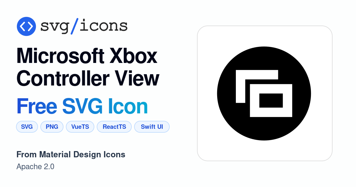 Microsoft-xbox-controller-view SVG Icon - Free Microsoft-xbox ...