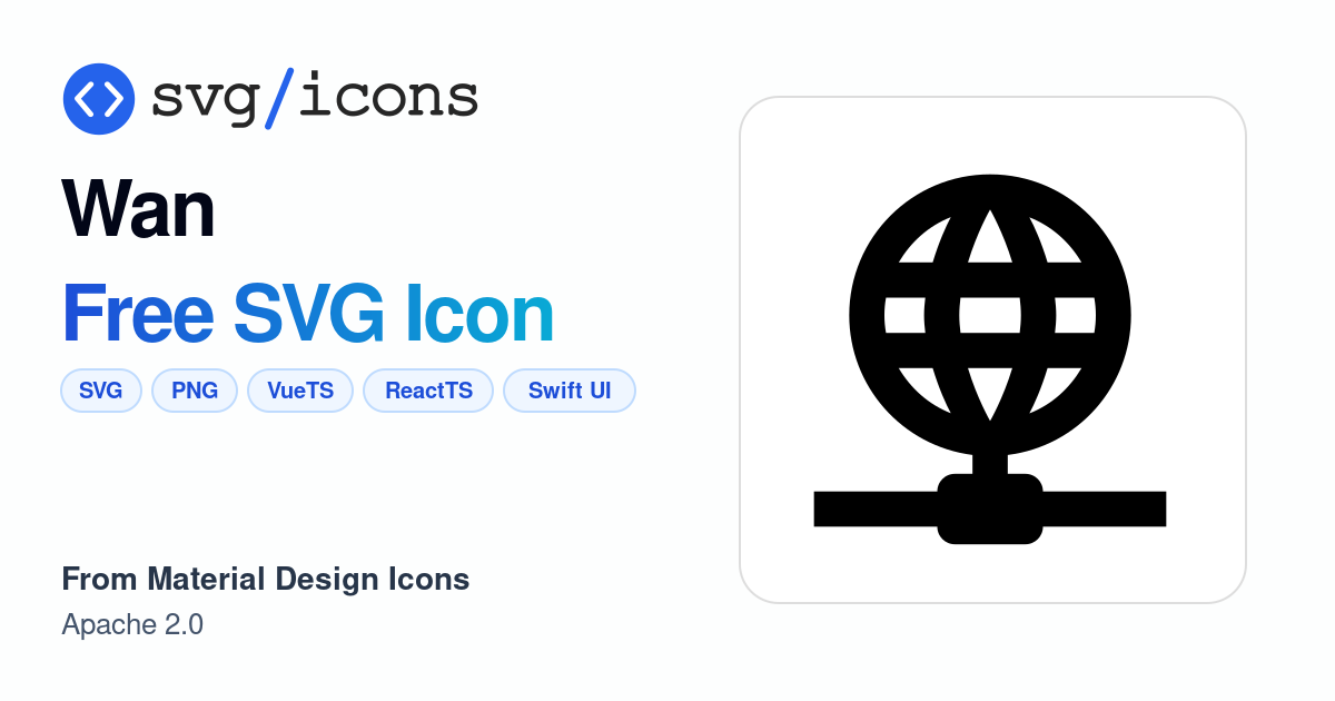 Wan SVG Icon - Free Wan PNG & SVG Download