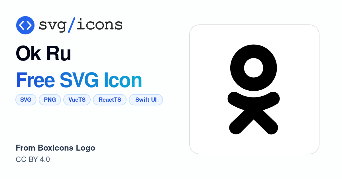 Ok-ru SVG Icon - Free Ok-ru PNG & SVG Download