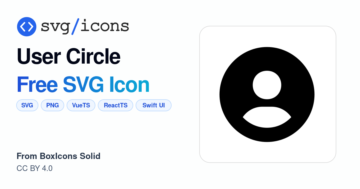 User-circle SVG Icon - Free User-circle PNG & SVG Download