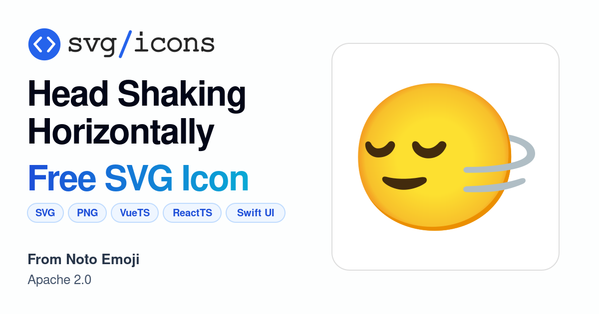 Head-shaking-horizontally SVG Icon - Free Head-shaking-horizontally PNG ...