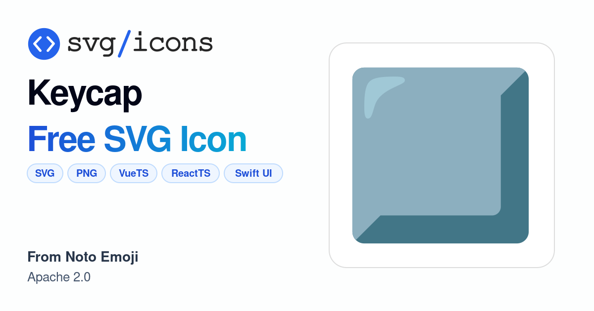 Keycap SVG Icon - Free Keycap PNG & SVG Download