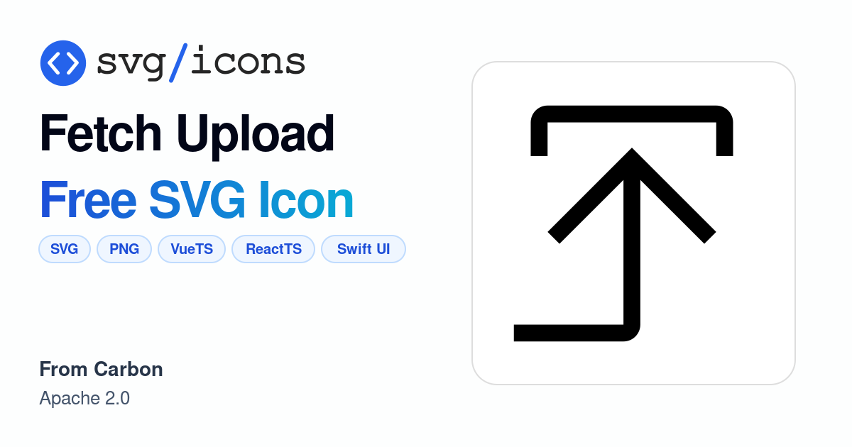 Fetch-upload SVG Icon - Free Fetch-upload PNG & SVG Download