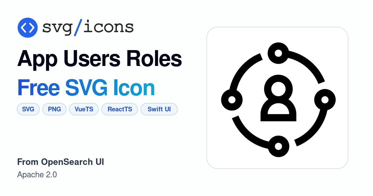 App-users-roles SVG Icon - Free App-users-roles PNG & SVG Download