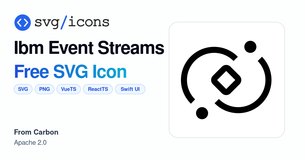 Ibm-event-streams SVG Icon - Free Ibm-event-streams PNG & SVG Download