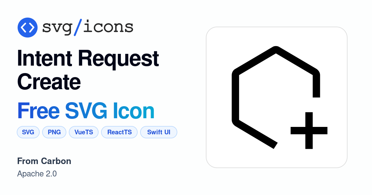 Intent-request-create SVG Icon - Free Intent-request-create PNG & SVG ...