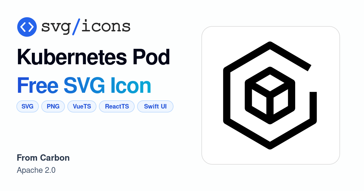 Kubernetes-pod SVG Icon - Free Kubernetes-pod PNG & SVG Download