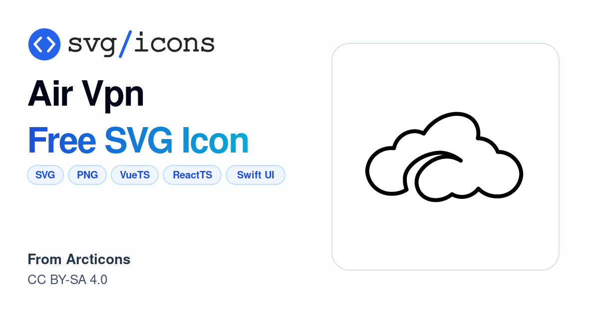 Air-vpn SVG Icon - Free Air-vpn PNG & SVG Download