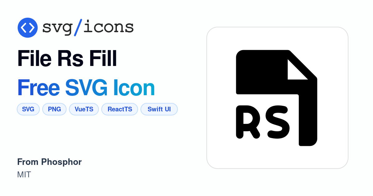File-rs-fill SVG Icon - Free File-rs-fill PNG & SVG Download