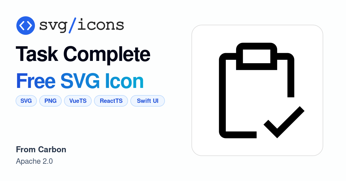 Task-complete SVG Icon - Free Task-complete PNG & SVG Download
