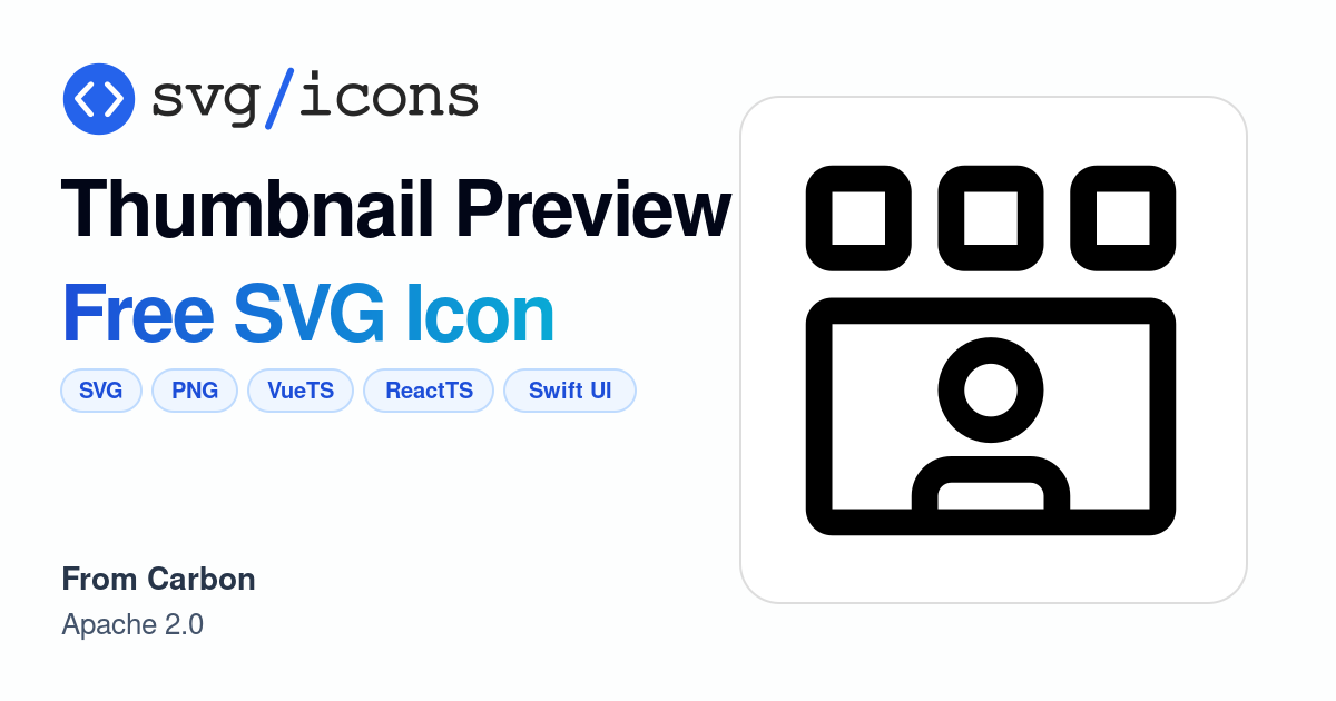 Thumbnail-preview SVG Icon - Free Thumbnail-preview PNG & SVG Download