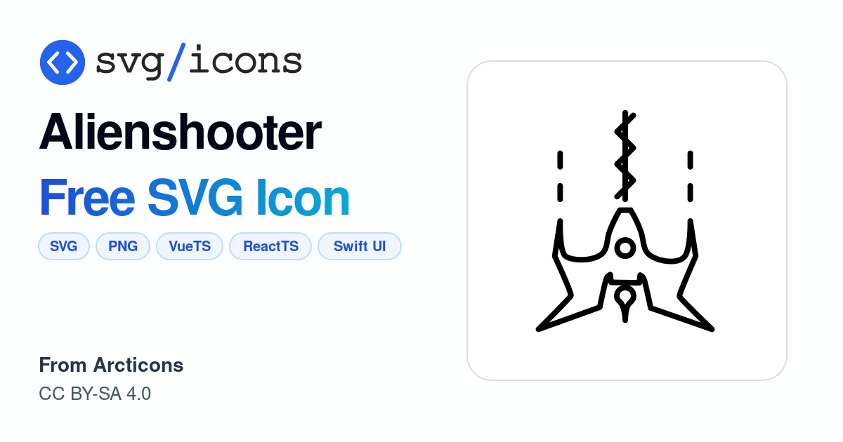 Alienshooter SVG Icon - Free Alienshooter PNG & SVG Download