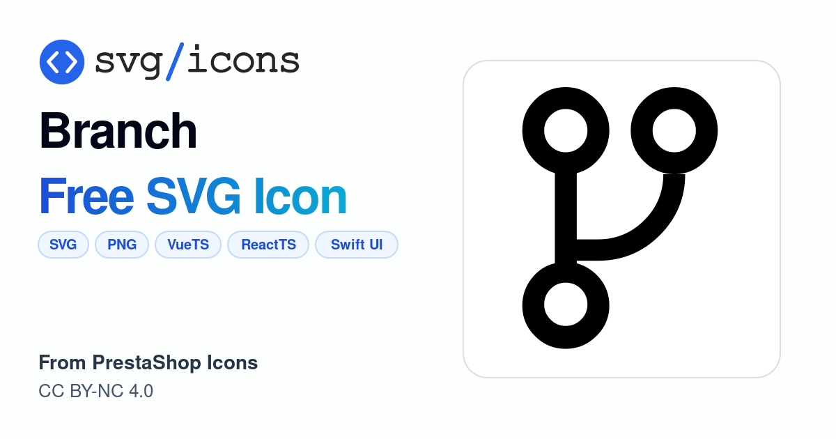 Branch SVG Icon - Free Branch PNG & SVG Download