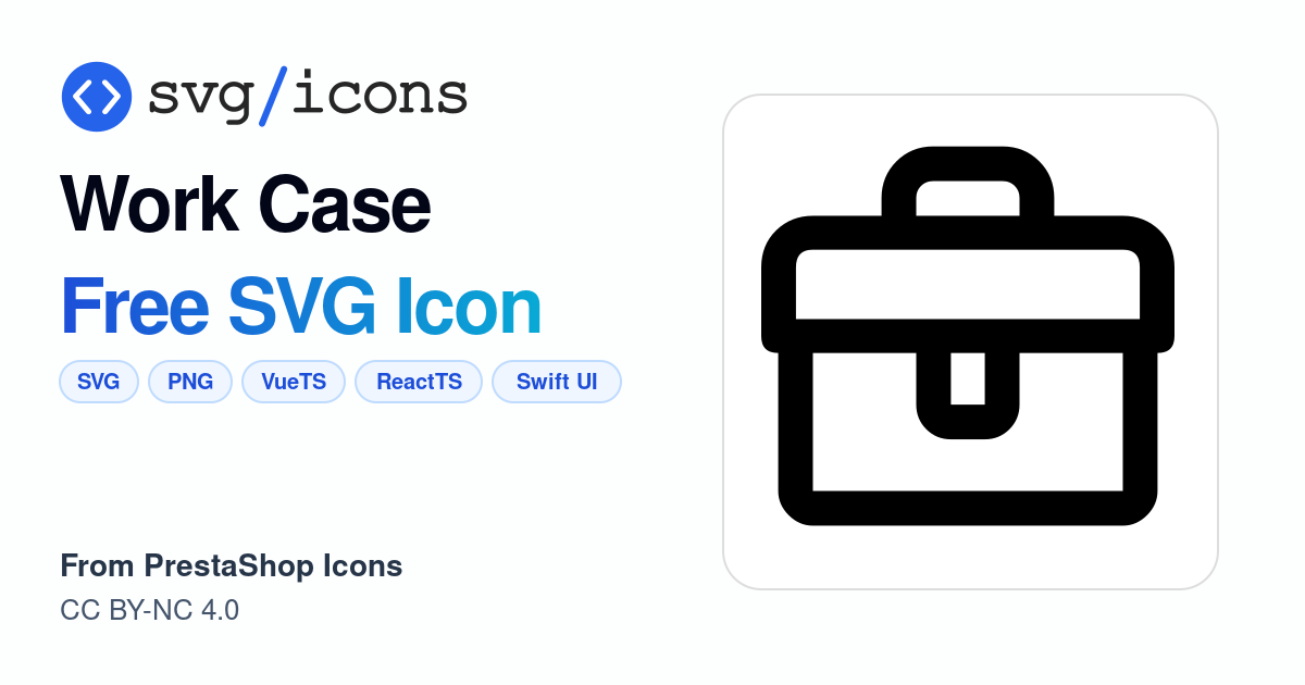 Work-case SVG Icon - Free Work-case PNG & SVG Download