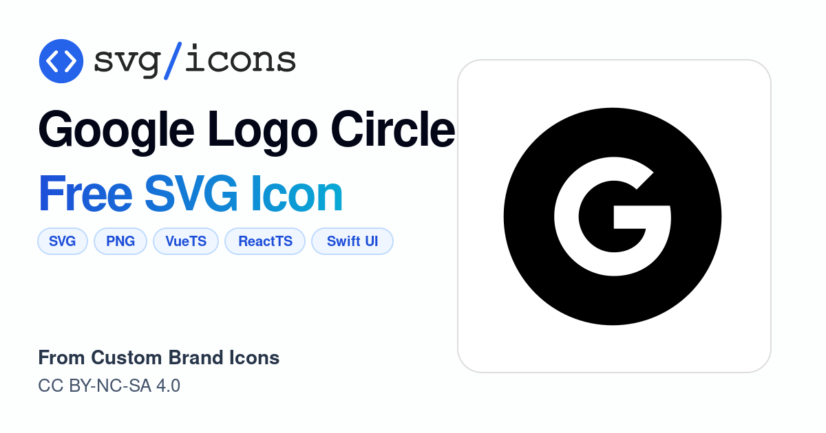 Google-logo-circle SVG Icon - Free Google-logo-circle PNG & SVG Download